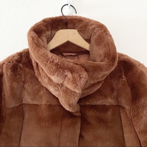NWT Abercrombie Fitch Faux Fur Mini Puffer SZ XL - Picture 5 of 10